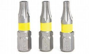 3 יח ביט T7 TORX צהוב SIGNET 3 יח ביט T7 TORX צהוב SIGNET