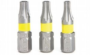 3 יח ביט T10 TORX צהוב SIGNET 3 יח ביט T10 TORX צהוב SIGNET