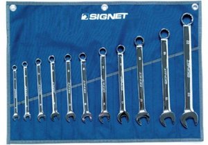 סט מפתח רינג פתוח 8-22 ממ 11 יח SIGNET סט מפתח רינג פתוח 8-22 ממ 11 יח SIGNET
