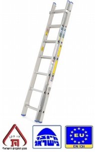 PUSH-UP 2 מ׳X2.70 202270 סולם אלומיניום שחיל סולמות חגית PUSH-UP 2 מ׳X2.70 202270 סולם אלומיניום שחיל סולמות חגית