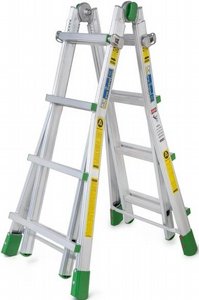 סולם טלסקופי 3X3 עד 3.10 מ' (איטלקי-ירוק) סולמות חגית סולם טלסקופי 3X3 עד 3.10 מ' (איטלקי-ירוק) סולמות חגית