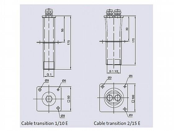 ���� ���� ���� Cable transition 1/10 E
