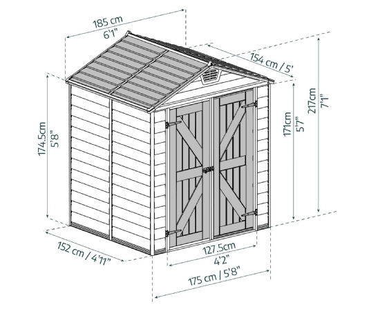 ���� 1.9X1.53 ��� Canopia SKYLIGHT 703388