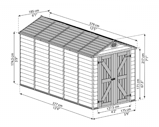 ���� 1.9X3.8 ��� ������ Canopia SKYLIGHT 703391
