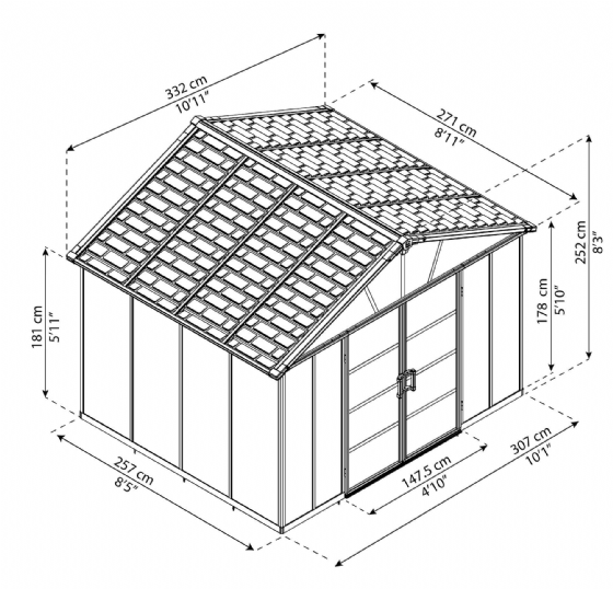 ���� 3.3X2.7 ��� Canopia YUKON 705160