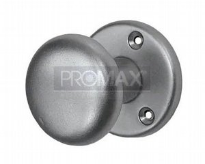 ידית כפתור אלום קבוע טיבעי בקופסה PROMAX ידית כפתור אלום קבוע טיבעי בקופסה PROMAX