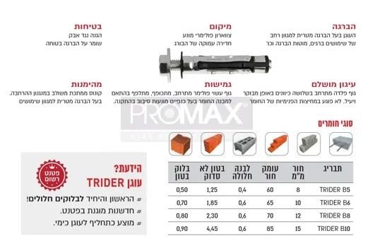 ���� ����� 73*15 ��� ELEMATIC TRIDER