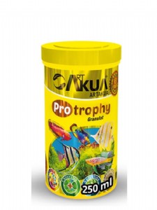 מזון לדגי נוי ומלוחים גרגרים גרוס 250 מ"ל Protrophy ארטאקווה ARTAKUA מזון לדגי נוי ומלוחים גרגרים גרוס 250 מ"ל Protrophy ארטאקווה ARTAKUA