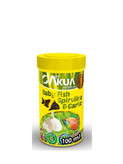 ���� ���� ���, ����� ������� �������.100 �"� Baby Fish Spirulina & Garlic �������� ARTAKUA
