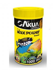 מזון לדגי נוי ומלוחים גרגרים 1000 מ"ל Max Power ארטאקווה ARTAKUA מזון לדגי נוי ומלוחים גרגרים 1000 מ"ל Max Power ארטאקווה ARTAKUA