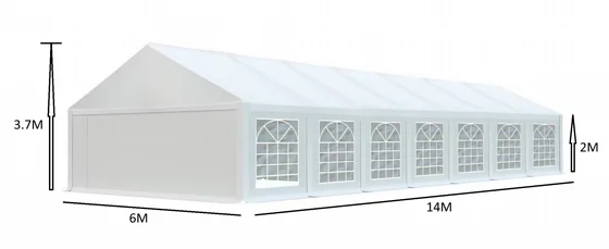 ���� �������� 6X14 ������ PVC ��� ������ TENT-PRO