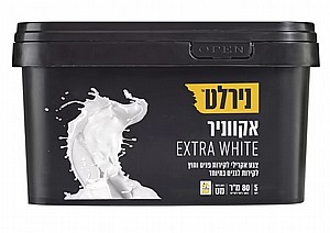 צבע לקיר פנים/חוץ קווניר נירלט 5 ליטר NIRLAT EXTRA WHITE צבע לקיר פנים/חוץ קווניר נירלט 5 ליטר NIRLAT EXTRA WHITE